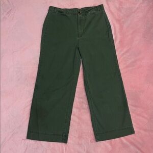 Women’s Olive Green Wide Leg Pants